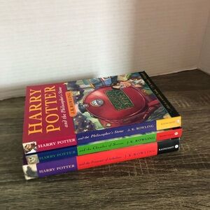 Vtg Harry Potter Books 1-3